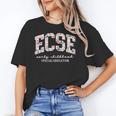 Floral ECSE Early Childhood Special Education SPED Teacher Unisex T-Shirt, funny gift Floral ECSE Early Childhood Special Education SPED Teacher Unisex T-Shirt, funny gift