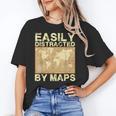 Geography Teacher Easily Distracted By Maps Unisex T-Shirt, funny gift
