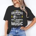 Some Grandpas Play Bingo Real Grandpas Teach Music Teacher Unisex T-Shirt, funny gift