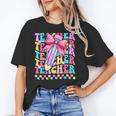 Groovy Teacher Cute Coquette Bow Flower Retro Back To School Unisex T-Shirt, Groovy Teacher Shirts, funny gift Groovy Teacher Cute Coquette Bow Flower Retro Back To School Unisex T-Shirt, Groovy Teacher Shirts, funny gift