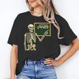 Halloween Skeleton 67 Meme Square Root 4489 Math Teacher Unisex T-Shirt, funny gift