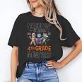 Halloween Teacher Creepin It Real With My 4th Grade Monsters Unisex T-Shirt, 4th Grade Teacher Shirts, funny gift Halloween Teacher Creepin It Real With My 4th Grade Monsters Unisex T-Shirt, 4th Grade Teacher Shirts, funny gift