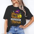Hocus Pocus Everybody Focus Halloween Teacher Men Women Kids Unisex T-Shirt, funny gift