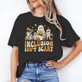 Inclusion Isn't Scary Mummy Boo Ghost Halloween SLP Teacher Unisex T-Shirt, funny gift Inclusion Isn't Scary Mummy Boo Ghost Halloween SLP Teacher Unisex T-Shirt, funny gift