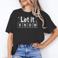 Let It Snow Christmas Pajamas Chemistry Teacher Unisex T-Shirt, funny gift Let It Snow Christmas Pajamas Chemistry Teacher Unisex T-Shirt, funny gift
