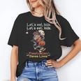 Let's Eat Kids Grammar Werewolf Halloween Teacher Unisex T-Shirt, funny gift