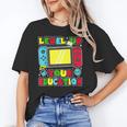 Level Up Your Education Gaming Inspired Teacher Gamers Unisex T-Shirt, funny gift