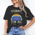 Literacy For All Visually Impaired Braille Teacher The Blind Unisex T-Shirt, funny gift