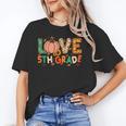 Love 5th Grade Thanksgiving Colorful Fall Leaves Teacher Unisex T-Shirt, funny gift Love 5th Grade Thanksgiving Colorful Fall Leaves Teacher Unisex T-Shirt, funny gift