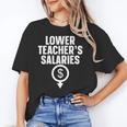 Lower Teacher's Salaries For Men Women Kids Unisex T-Shirt, funny gift Lower Teacher's Salaries For Men Women Kids Unisex T-Shirt, funny gift