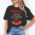 Math Watermelon Calculation Joke Teacher Student Unisex T-Shirt, funny gift Math Watermelon Calculation Joke Teacher Student Unisex T-Shirt, funny gift