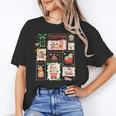 Merry And Bright Christmas Gingerbread Santa Book Teacher Unisex T-Shirt, funny gift Merry And Bright Christmas Gingerbread Santa Book Teacher Unisex T-Shirt, funny gift