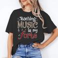 Music Teacher Teaching Music Is My Forte For Music Lovers Unisex T-Shirt, funny gift Music Teacher Teaching Music Is My Forte For Music Lovers Unisex T-Shirt, funny gift