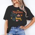 Nopales De Leer Spanish Teacher Maestra Cactus Bilingual Unisex T-Shirt, funny gift Nopales De Leer Spanish Teacher Maestra Cactus Bilingual Unisex T-Shirt, funny gift