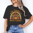 One Thankful Math Teacher Thanksgiving Autumn Fall Rainbow Unisex T-Shirt, funny gift One Thankful Math Teacher Thanksgiving Autumn Fall Rainbow Unisex T-Shirt, funny gift