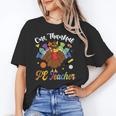 One Thankful PE Teacher Turkey Thanksgiving -Adults & Kids Classic Fit Polyester 100 Short Sleeve Unisex T-Shirt, Pe Teacher Shirts, funny gift