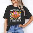 One Thankful Teacher Turkey Thanksgiving Teaching Unisex T-Shirt, funny gift
