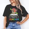 Pirate Teacher Halloween Skull Adult Unisex T-Shirt, funny gift Pirate Teacher Halloween Skull Adult Unisex T-Shirt, funny gift
