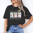 Preppy Silly Teacher Goose Build Character Back To School Unisex T-Shirt, funny gift
