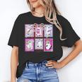 Preppy Spooky Teacher Halloween Ghost Coquette Bow Autumn Unisex T-Shirt, funny gift Preppy Spooky Teacher Halloween Ghost Coquette Bow Autumn Unisex T-Shirt, funny gift