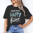 Put On A Happy Face Music Music Teacher Unisex T-Shirt, funny gift