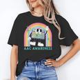 Rainbow AAC Awareness Month SPED Teacher SLP Communication Unisex T-Shirt, funny gift