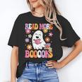 Read More Books Groovy Halloween Teacher Women Unisex T-Shirt, Groovy Teacher Shirts, funny gift