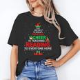 Reading Teacher Christmas Shirt Elf Christmas Cheer For Men Women Unisex T-Shirt, funny gift