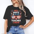 Red & Blue Teacher Crew Shirt 4th Of July Sunglasses Unisex T-Shirt, funny gift Red & Blue Teacher Crew Shirt 4th Of July Sunglasses Unisex T-Shirt, funny gift