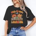 Retro Fall In Love With Learning Autumn Pumpkin Teachers Unisex T-Shirt, funny gift