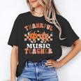 Retro Thankful Music Teacher Pumpkin Fall Thanksgiving Unisex T-Shirt, funny gift Retro Thankful Music Teacher Pumpkin Fall Thanksgiving Unisex T-Shirt, funny gift