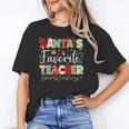 Santas Favorite Teacher Christmas Matching Xmas Men Women Unisex T-Shirt, funny gift Santas Favorite Teacher Christmas Matching Xmas Men Women Unisex T-Shirt, funny gift