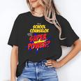 School Counselor Teacher Superhero Superpower Comic Book Unisex T-Shirt, funny gift