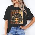 Smart Teacher Afro Girl Melanin African American Wowen Unisex T-Shirt, funny gift