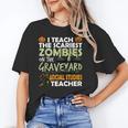 Social Studies Teacher Teach Scariest Zombies On Graveyard For Men Women Unisex T-Shirt, funny gift Social Studies Teacher Teach Scariest Zombies On Graveyard For Men Women Unisex T-Shirt, funny gift