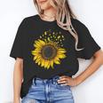 Sunflower Puzzle Pieces Autism Awareness For Mom Teacher For Women Unisex T-Shirt, funny gift