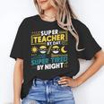 Super Teacher By Day Super Tired By Night Superheroes School Unisex T-Shirt, Super Teacher Shirts, funny gift Super Teacher By Day Super Tired By Night Superheroes School Unisex T-Shirt, Super Teacher Shirts, funny gift