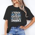 I Teach The Cutest Little Sharks Teacher School Unisex T-Shirt, funny gift I Teach The Cutest Little Sharks Teacher School Unisex T-Shirt, funny gift
