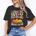 I Teach The Cutest Pumpkins In The Patch Teacher Unisex T-Shirt, funny gift