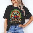 Teach Love Inspire Rainbow Leopard Cheetah Print Teacher Unisex T-Shirt, funny gift Teach Love Inspire Rainbow Leopard Cheetah Print Teacher Unisex T-Shirt, funny gift