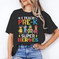 I Teach Pre-K Superheroes Students Teacher Back To School Unisex T-Shirt, funny gift I Teach Pre-K Superheroes Students Teacher Back To School Unisex T-Shirt, funny gift