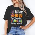 I Teach The Smartest Pumpkins The Patch Teacher Fall Season For Men Women Kids Unisex T-Shirt, funny gift