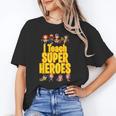 I Teach Super Heroes Comic Book Hero Teacher School Unisex T-Shirt, Super Teacher Shirts, funny gift