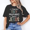 I Teach Tiny Humans About Jesus Teacher Sunday School Faith Unisex T-Shirt, funny gift I Teach Tiny Humans About Jesus Teacher Sunday School Faith Unisex T-Shirt, funny gift