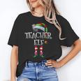 The Teacher Elf Shirt Matching Family Christmas Elf Men Women Kids Unisex T-Shirt, funny gift