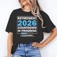 Teacher Retirement Class Of 2026 Loading Retired Unisex T-Shirt, funny gift Teacher Retirement Class Of 2026 Loading Retired Unisex T-Shirt, funny gift