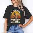 Teacher All Teachers Love Brains Halloween Unisex T-Shirt, funny gift