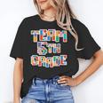 Team 5th Grade Building Blocks Bricks Theme Teacher Team For Men Women Kids Unisex T-Shirt, funny gift