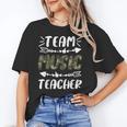 Team Music Teacher Camo Teacher Student Back To School Unisex T-Shirt, funny gift Team Music Teacher Camo Teacher Student Back To School Unisex T-Shirt, funny gift