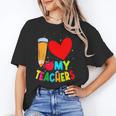 Teens Graduation I Heart My Teachers I Love My Teachers Unisex T-Shirt, funny gift